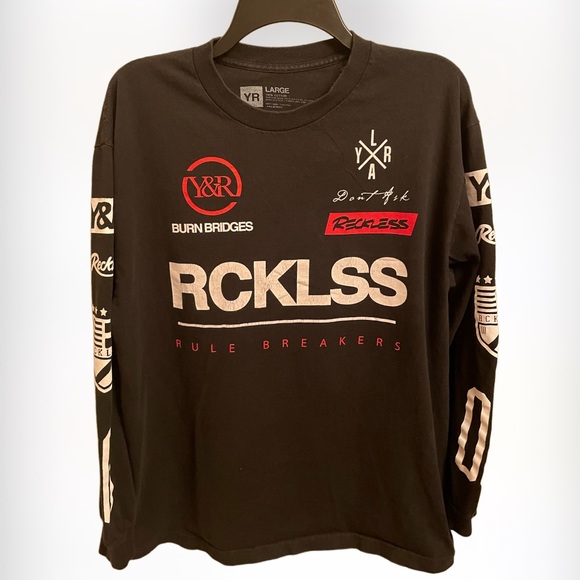 Young & Reckless Other - Young & Reckless Mens Long Sleeve Tee